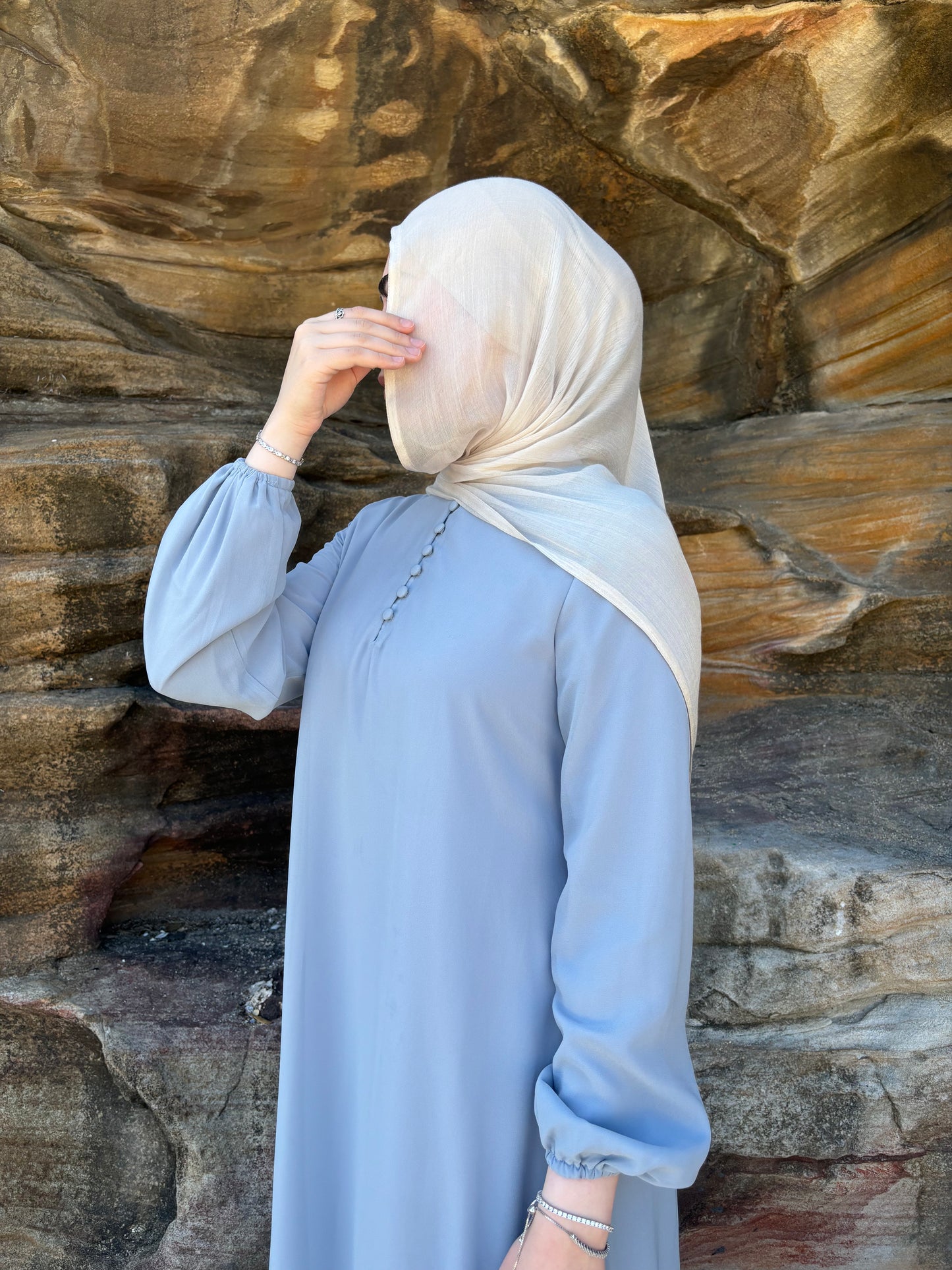 'Amara' Maxi Smock Dress
