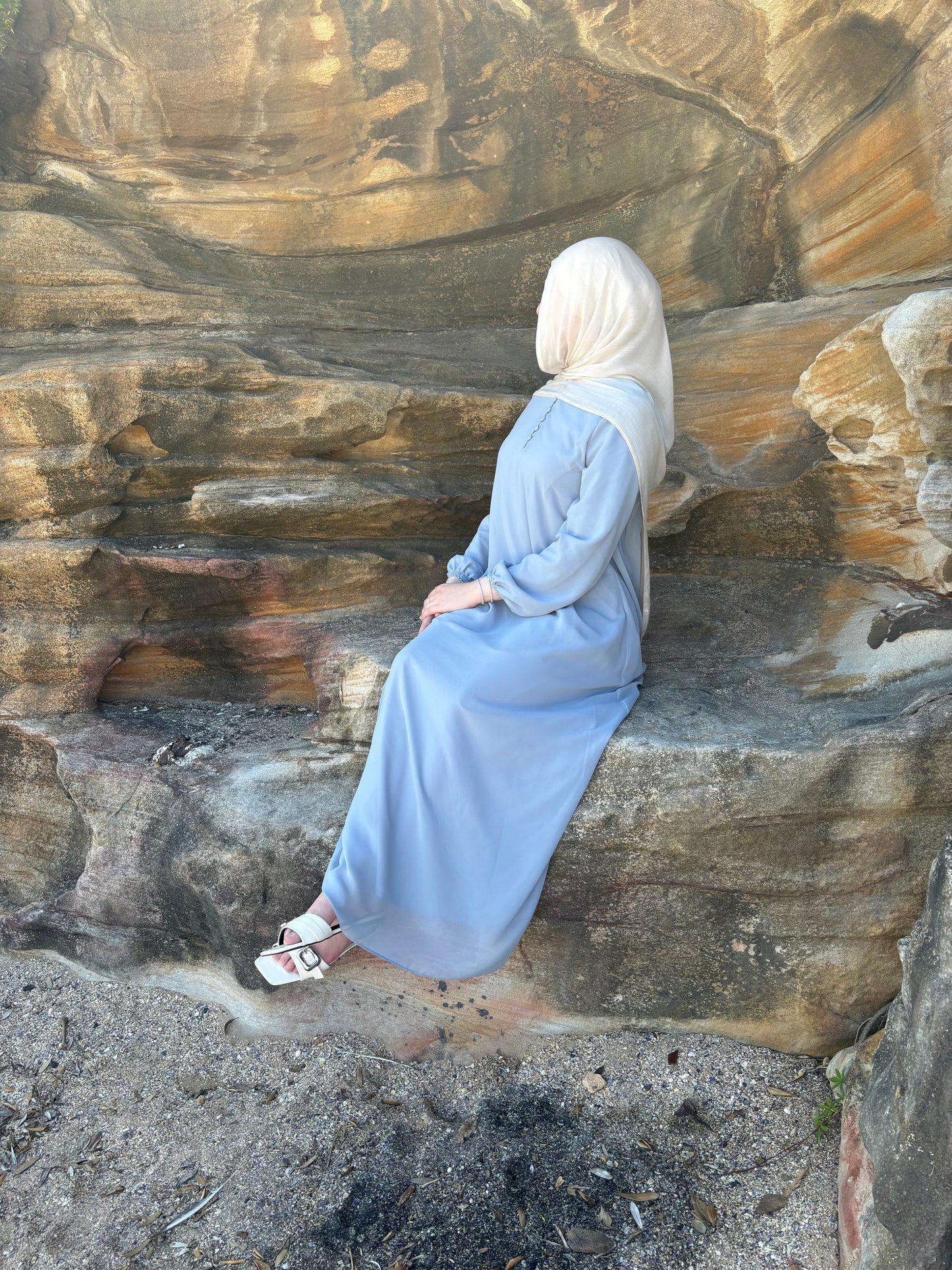 'Amara' Maxi Smock Dress