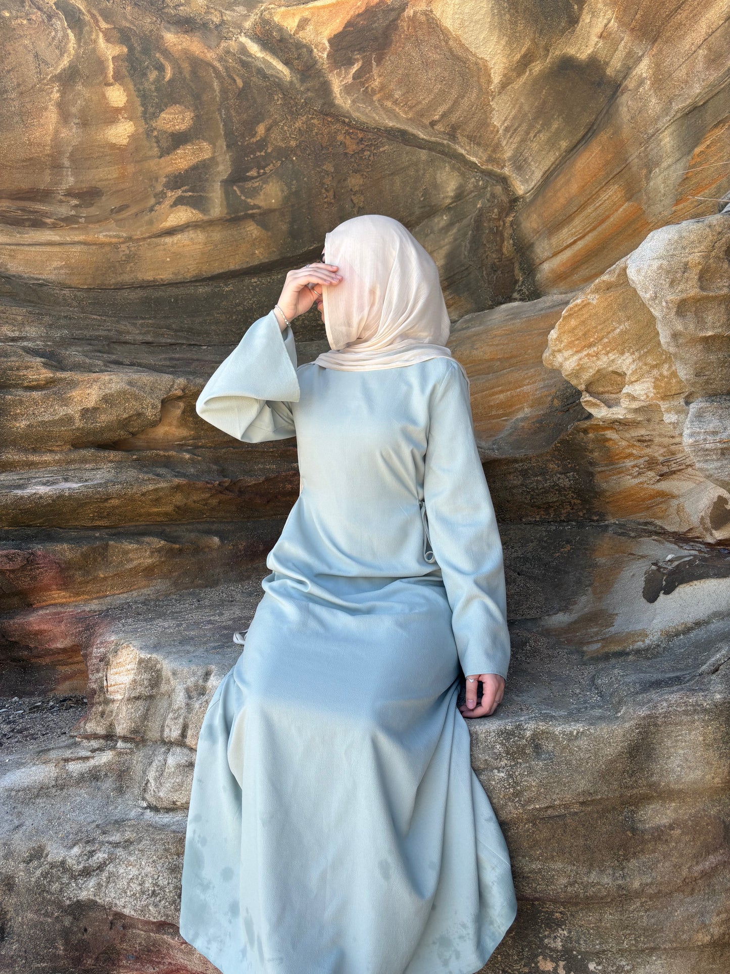 'Inayah' Textured Maxi Dress