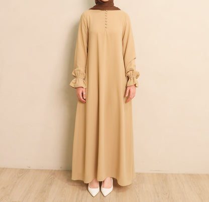 'Alaia' Maxi Smock Dress