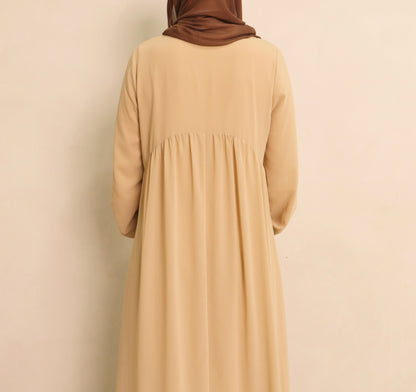 'Alaia' Maxi Smock Dress