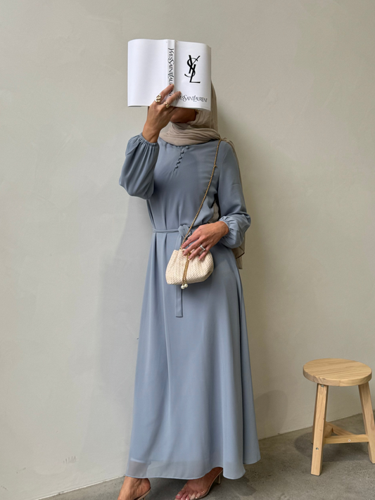 'Amara' Maxi Smock Dress