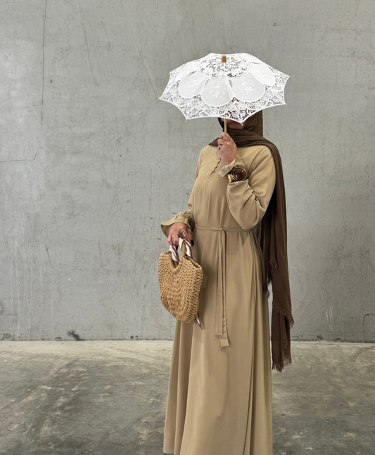 'Alaia' Maxi Smock Dress